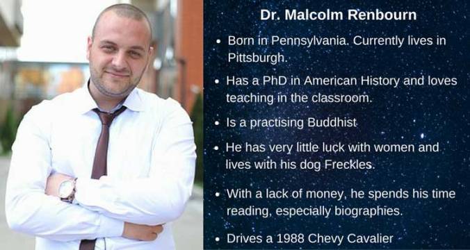 Dr Malcolm Renbourn character card